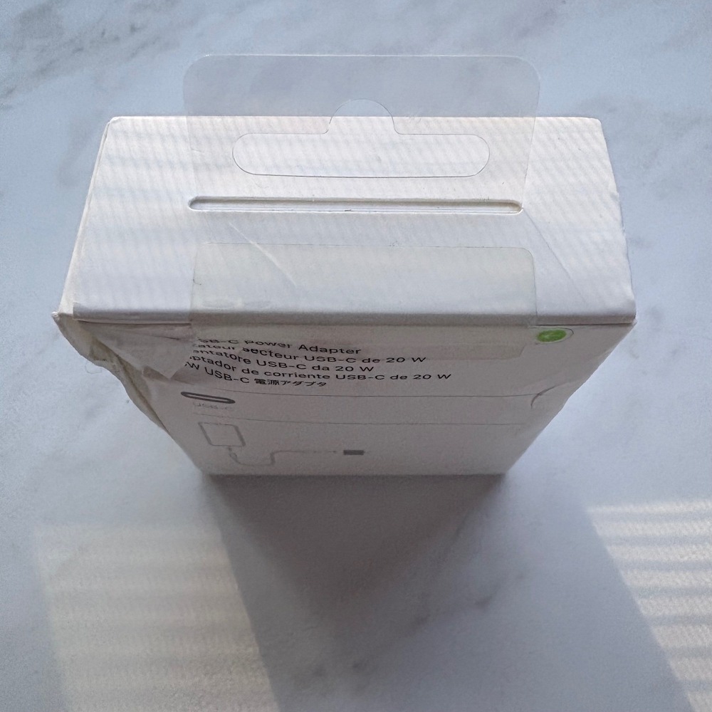 Apple 20W USB-C Power Adapter Wall Charger Block White MHJA3AM/A A2305 NEW - Picture 3 of 4